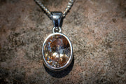 Crystal Drop Memorial Pendant - Multiple Colors Available